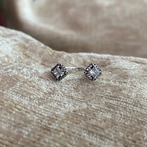 Pandora sparkle square open ring